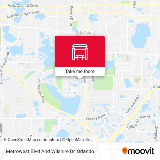 Mapa de Metrowest Blvd And Wilshire Dr