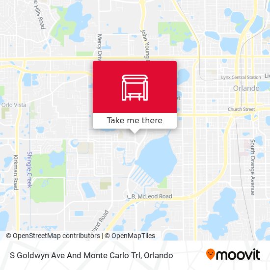 S Goldwyn Ave And Monte Carlo Trl map