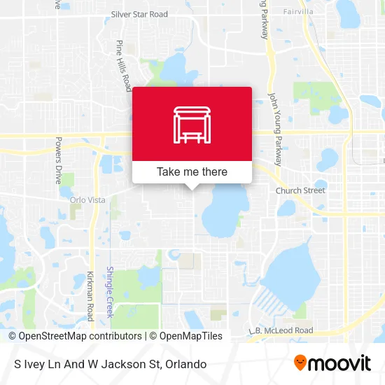 Mapa de S Ivey Ln And W Jackson St