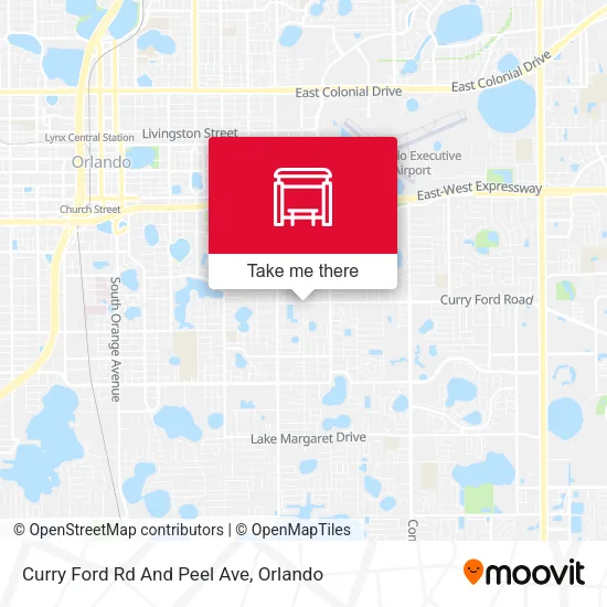 Mapa de Curry Ford Rd And Peel Ave