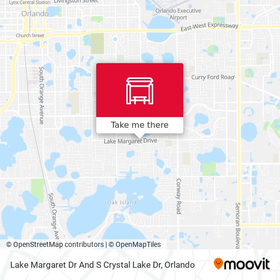 Mapa de Lake Margaret Dr And S Crystal Lake Dr