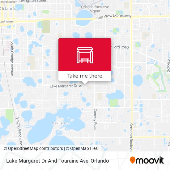 Lake Margaret Dr And Touraine Ave map