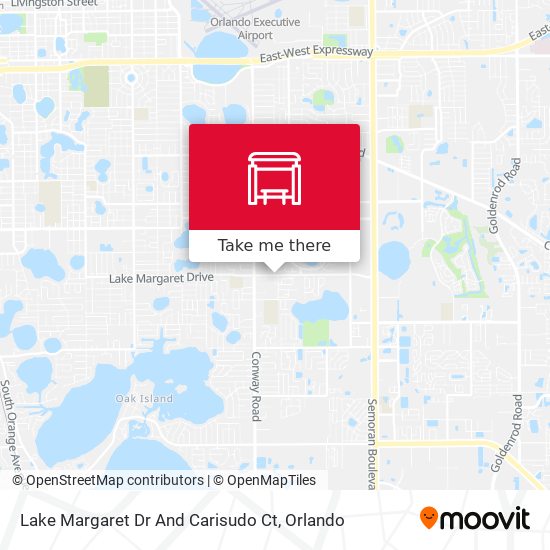 Lake Margaret Dr And Carisudo Ct map