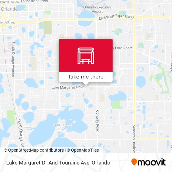 Lake Margaret Dr And Touraine Ave map