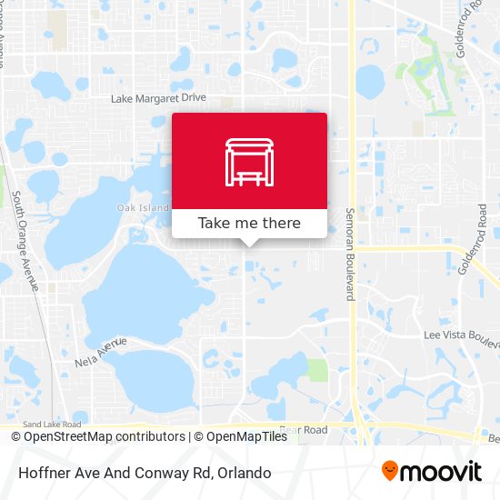 Hoffner Ave And Conway Rd map