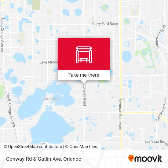 Conway Rd & Gatlin Ave map