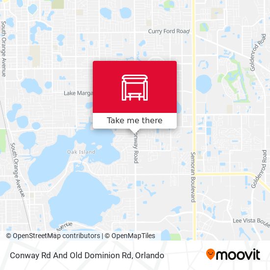 Conway Rd And Old Dominion Rd map