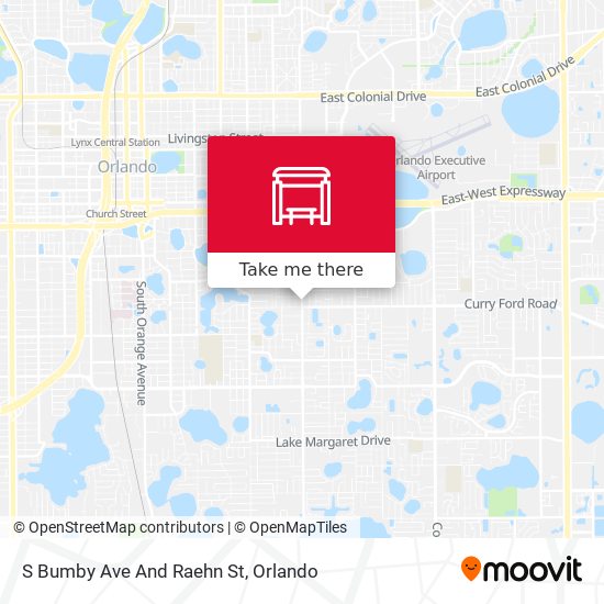 S Bumby Ave And Raehn St map