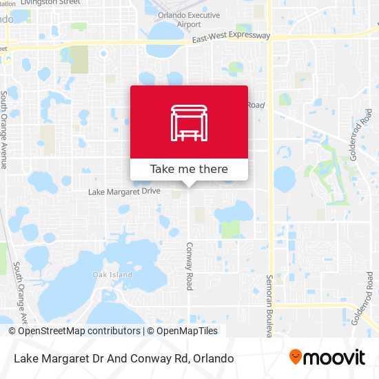 Mapa de Lake Margaret Dr And Conway Rd