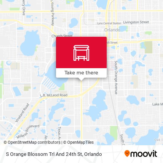 S Orange Blossom Trl And 24th St map
