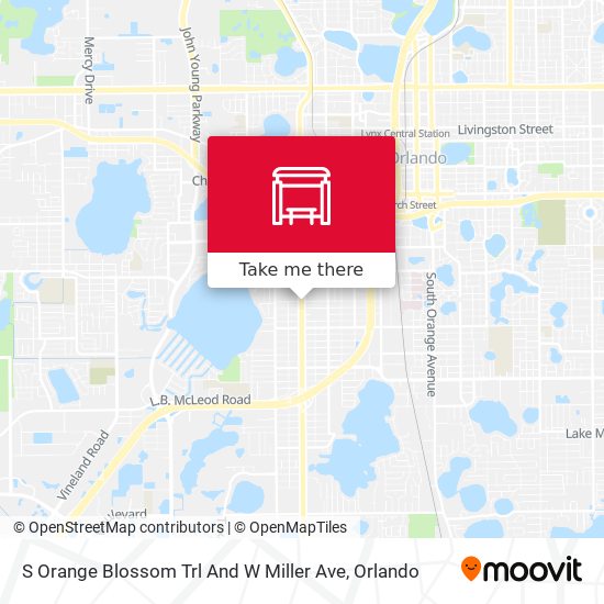 S Orange Blossom Trl And W Miller Ave map
