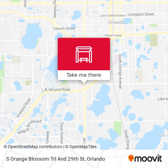 S Orange Blossom Trl And 29th St map