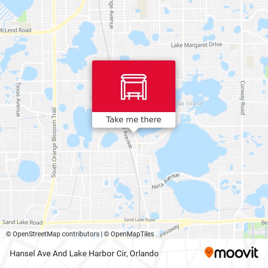 Hansel Ave And Lake Harbor Cir map