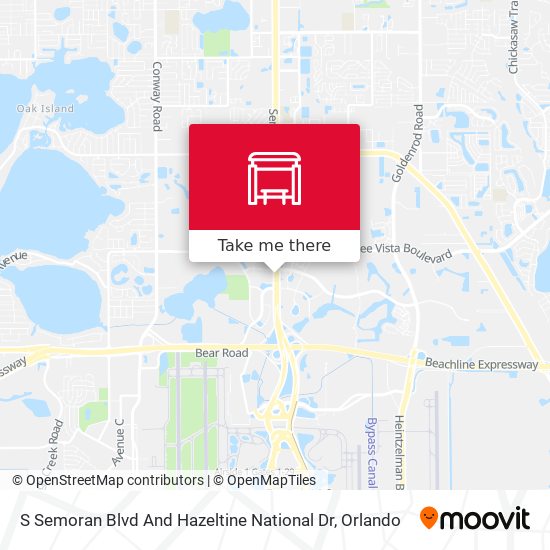 S Semoran Blvd And Hazeltine National Dr map