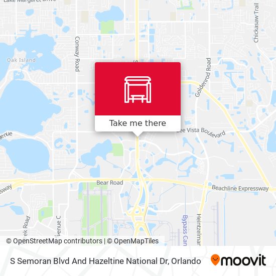Mapa de S Semoran Blvd And Hazeltine National Dr