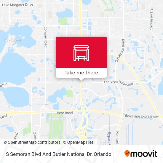 S Semoran Blvd And Butler National Dr map