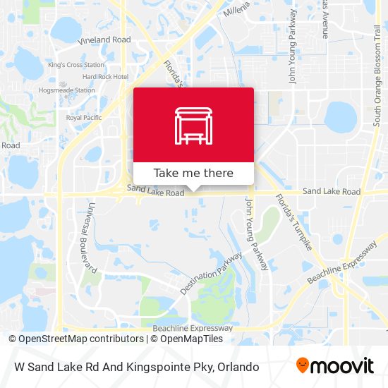 Mapa de W Sand Lake Rd And Kingspointe Pky