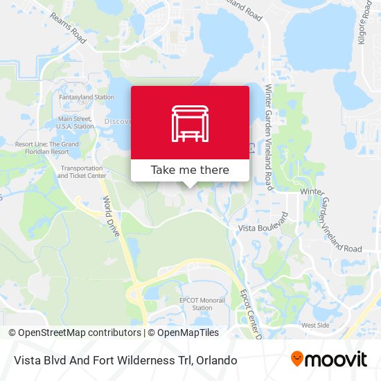 Mapa de Vista Blvd And Fort Wilderness Trl