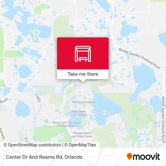 Center Dr And Reams Rd map