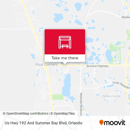 Us Hwy 192 And Summer Bay Blvd map