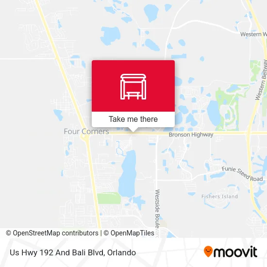 Mapa de Us Hwy 192 And Bali Blvd