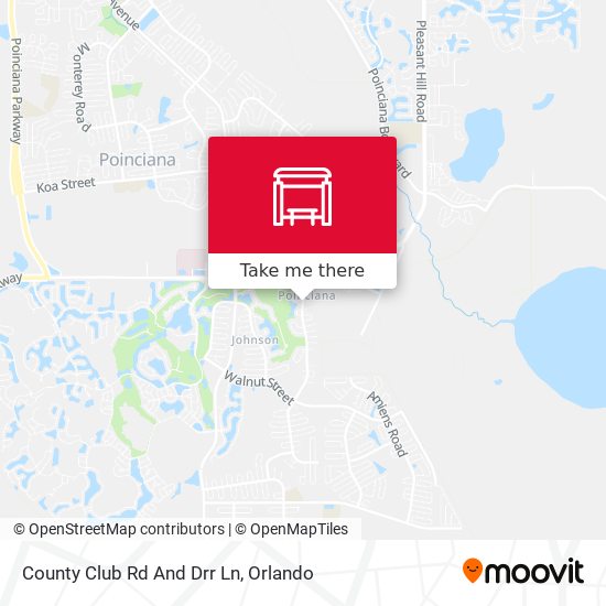 County Club Rd And Drr Ln map