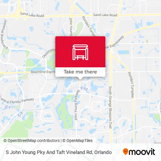 S John Young Pky And Taft Vineland Rd map