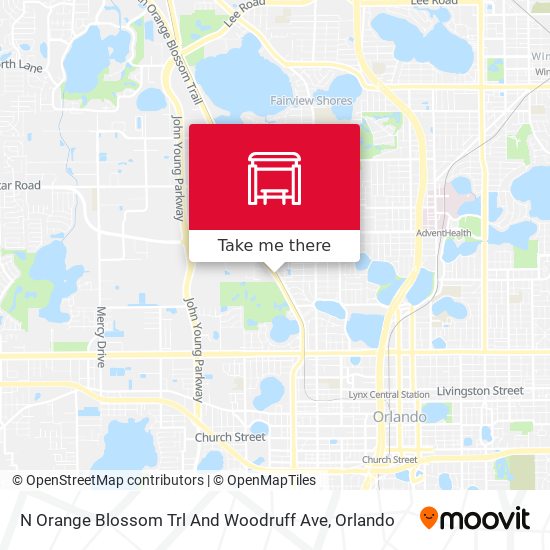 Mapa de N Orange Blossom Trl And Woodruff Ave