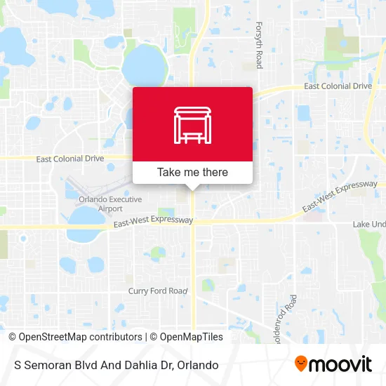 S Semoran Blvd And Dahlia Dr map