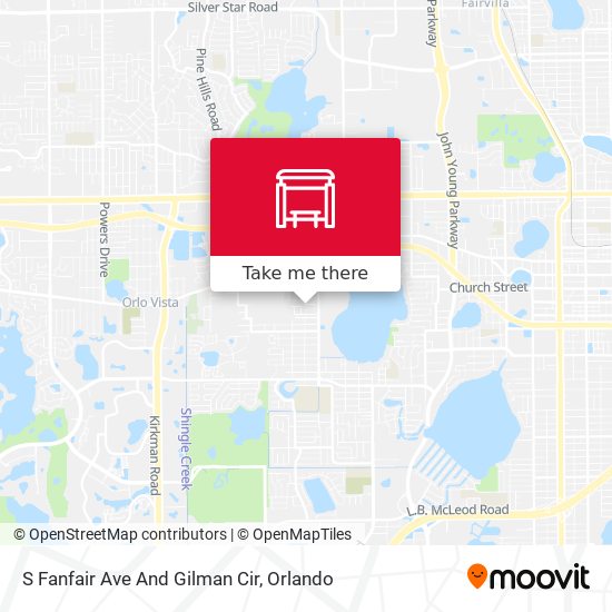 Mapa de S Fanfair Ave And Gilman Cir