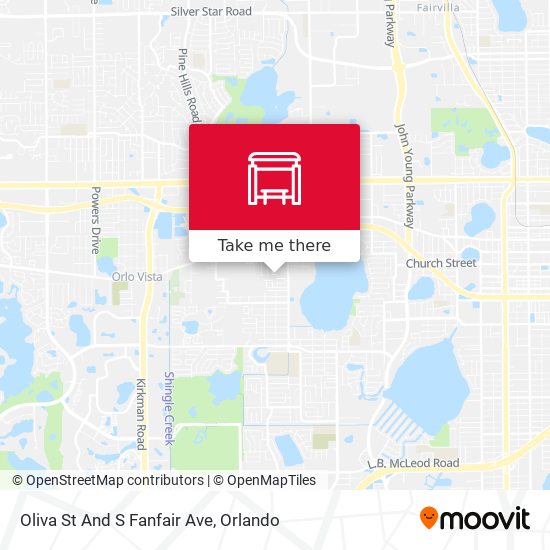 Oliva St And S Fanfair Ave map
