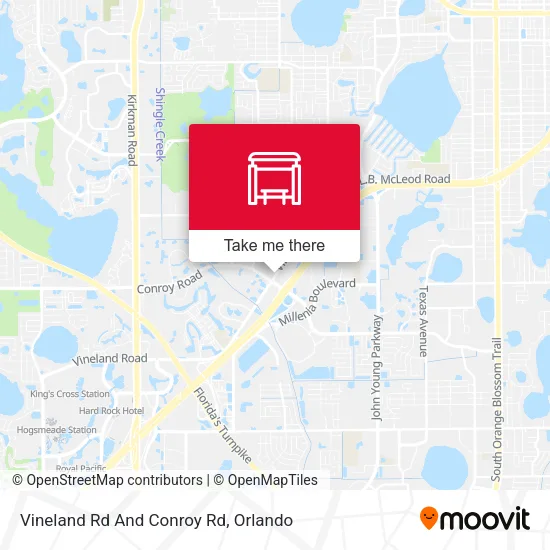 Mapa de Vineland Rd And Conroy Rd
