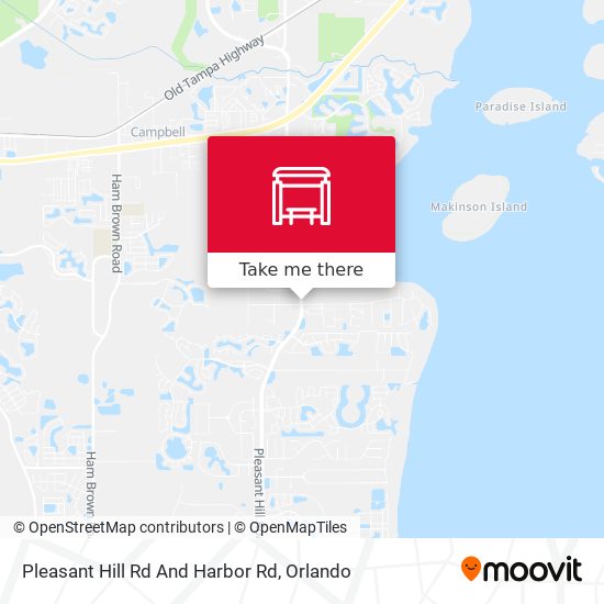 Pleasant Hill Rd And Harbor Rd map