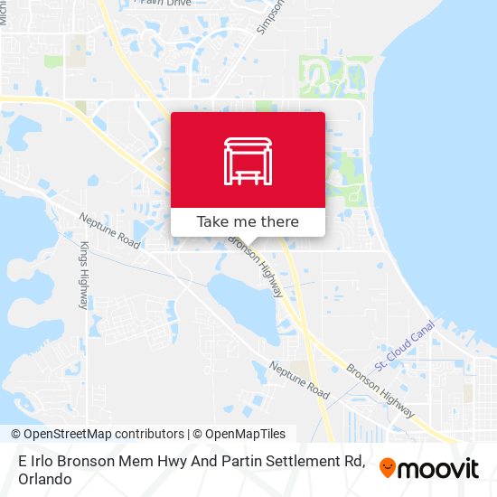 E Irlo Bronson Mem Hwy And Partin Settlement Rd map