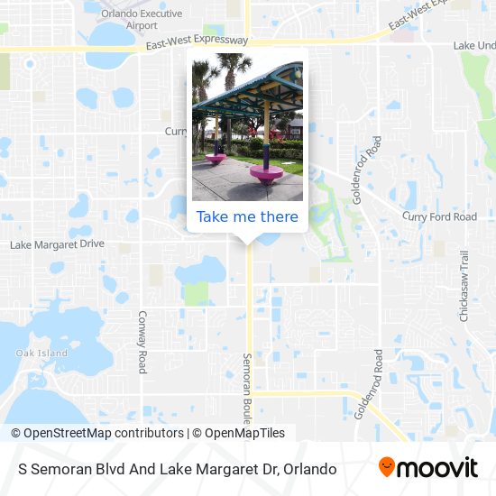 S Semoran Blvd And Lake Margaret Dr map