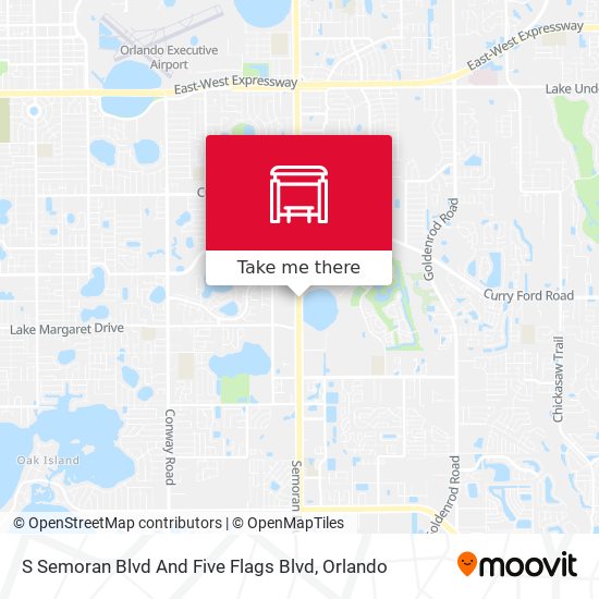 S Semoran Blvd And Five Flags Blvd map