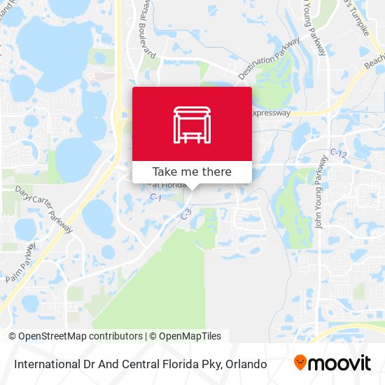 International Dr And Central Florida Pky map