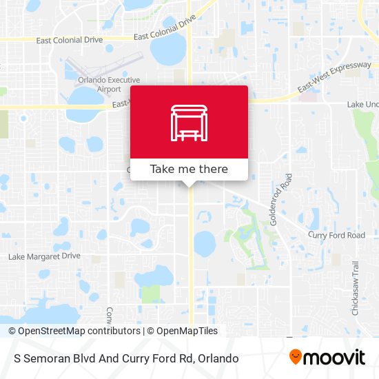 S Semoran Blvd And Curry Ford Rd map
