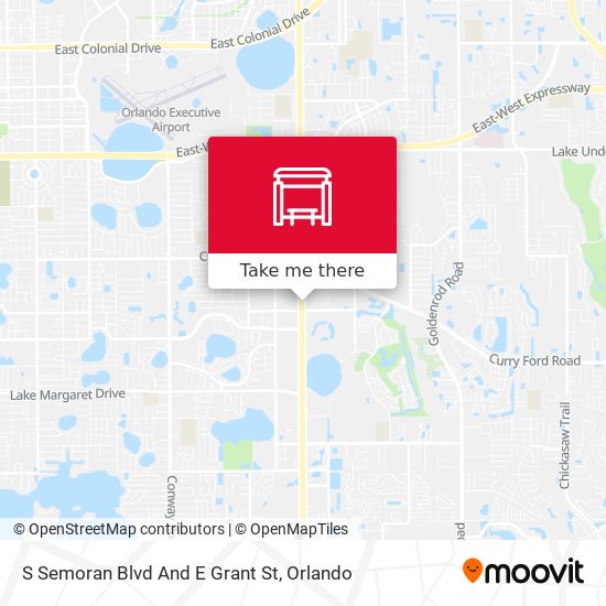 Mapa de S Semoran Blvd And E Grant St
