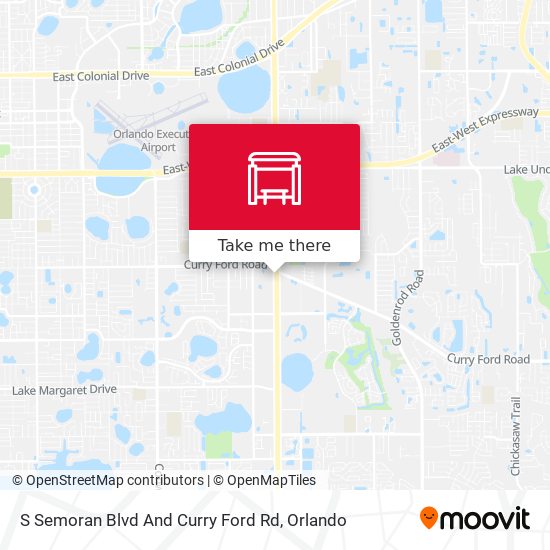 S Semoran Blvd And Curry Ford Rd map