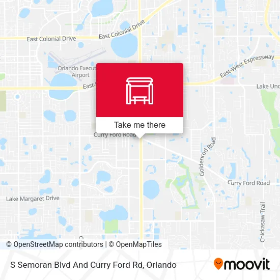 S Semoran Blvd And Curry Ford Rd map