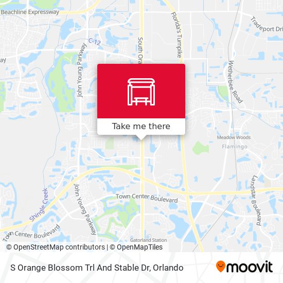 S Orange Blossom Trl And Stable Dr map