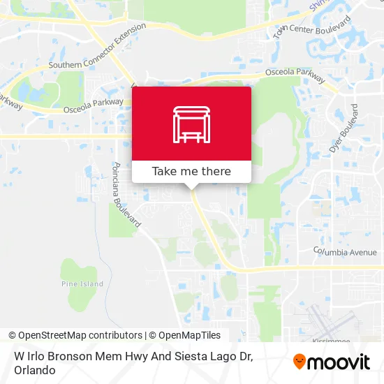 Bronson Springs Colorado Map How To Get To W Irlo Bronson Mem Hwy And Siesta Lago Dr In Orlando By Bus  Or Train?