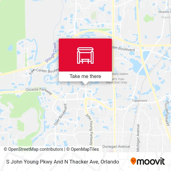 S John Young Pkwy And N Thacker Ave map