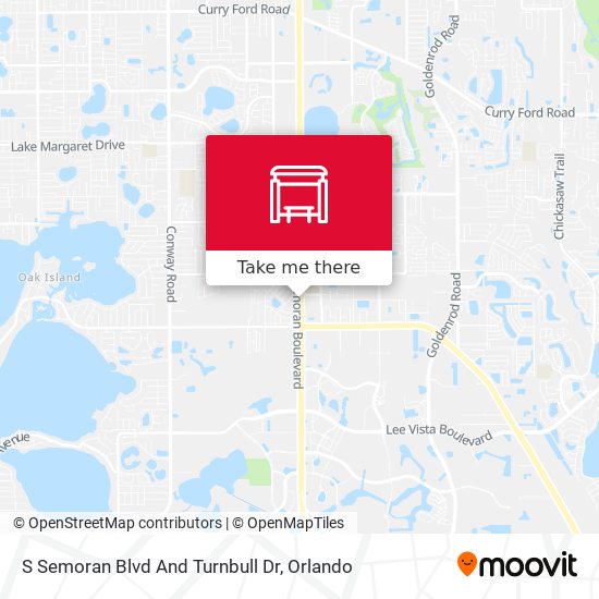 S Semoran Blvd And Turnbull Dr map