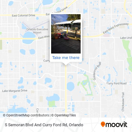 S Semoran Blvd And Curry Ford Rd map