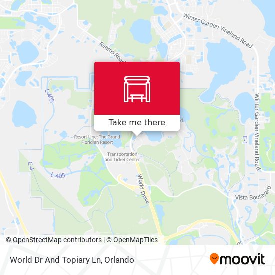 Mapa de World Dr And Topiary Ln
