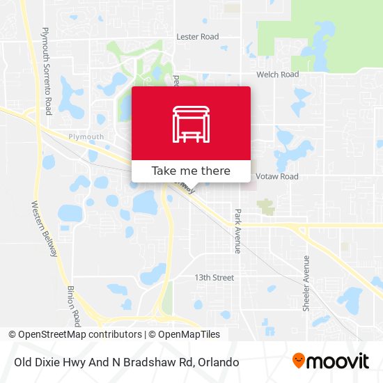 Old Dixie Hwy And N Bradshaw Rd map