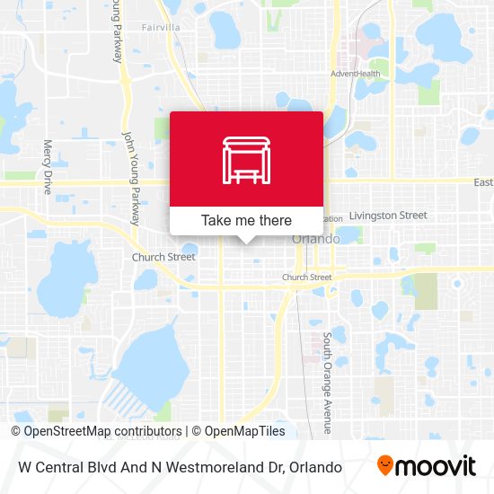 W Central Blvd And N Westmoreland Dr map