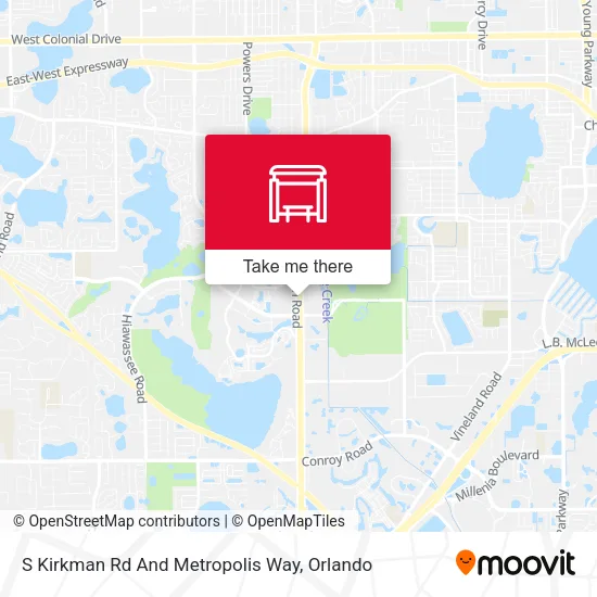 S Kirkman Rd And Metropolis Way map